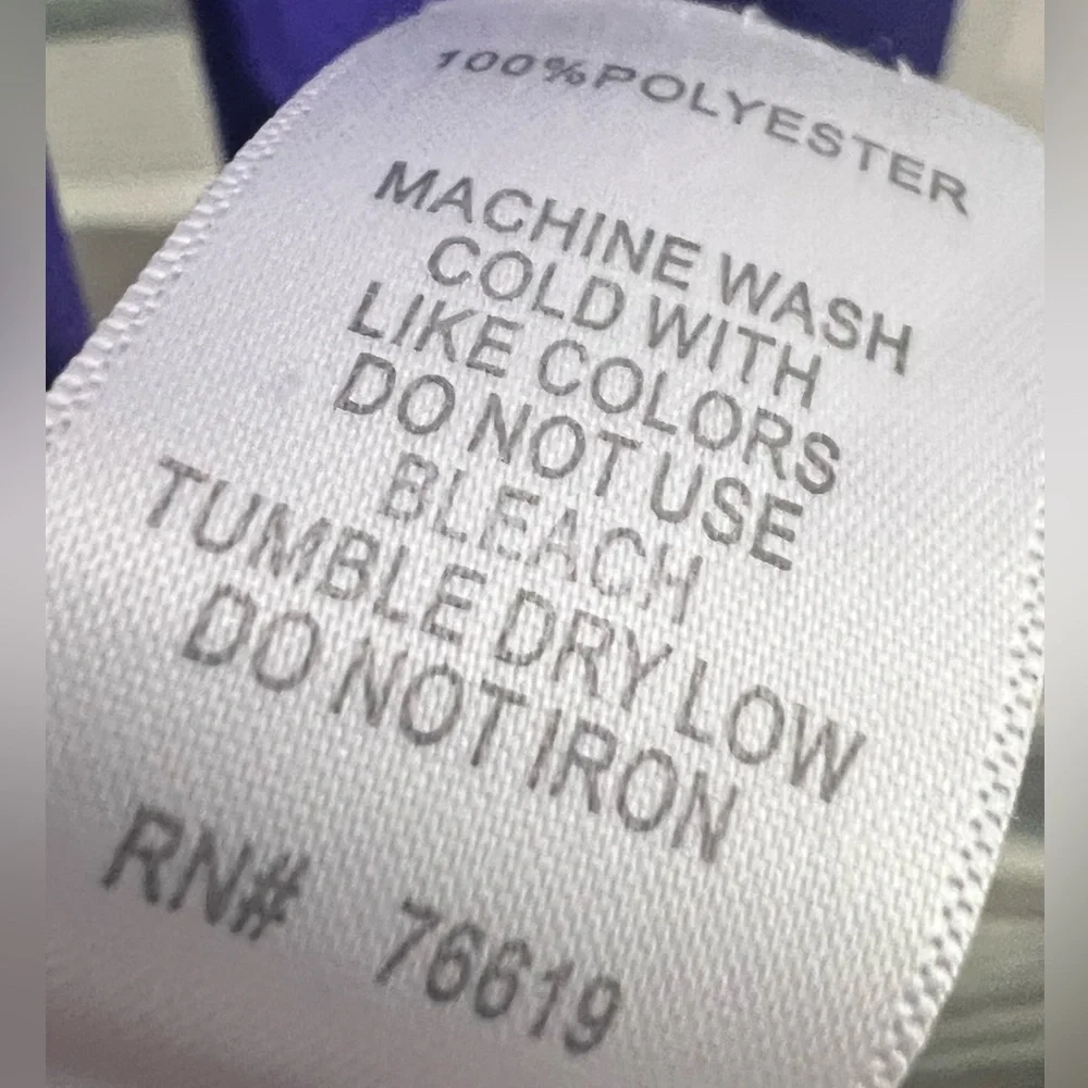 LSU Tigers Purple Long Sleeve Performance Shirt - Picture 7 of 9